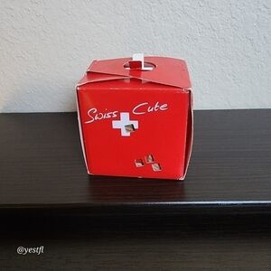 Vintage Swiss Cube handmade toy